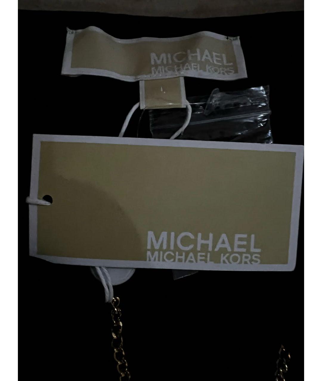 MICHAEL KORS Черная вискозная блузы, фото 3