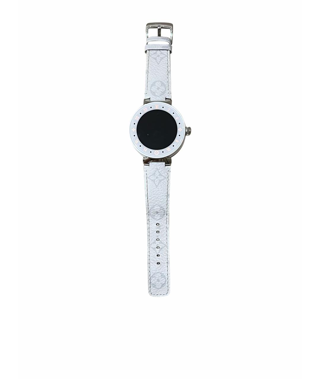 LOUIS VUITTON Белые кожаные часы, фото 1