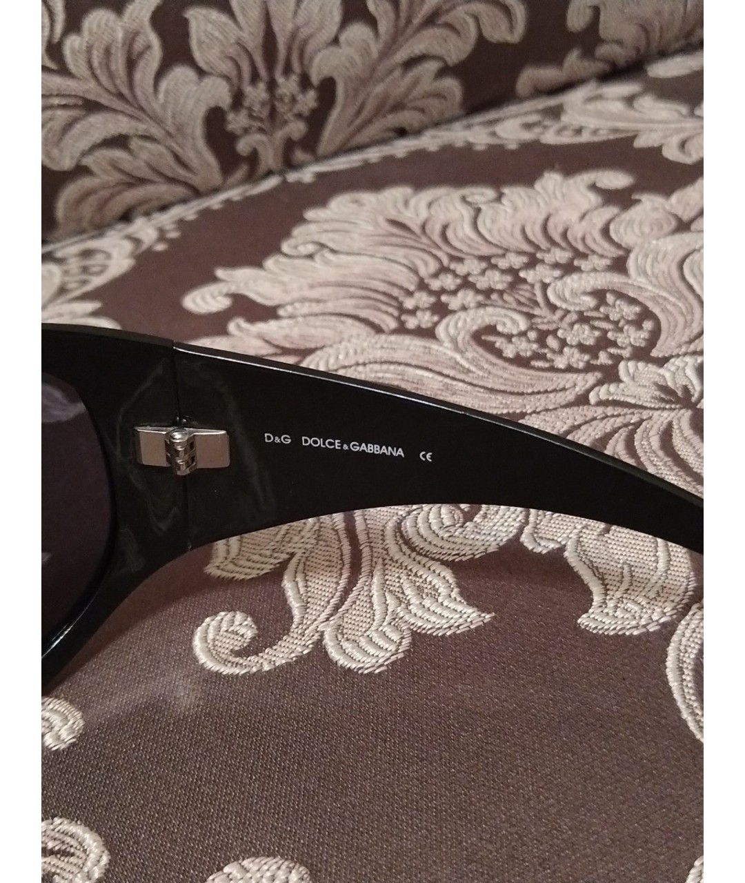 DOLCE&GABBANA Черные пластиковые солнцезащитные очки, фото 6