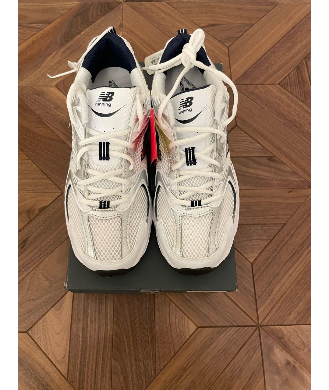 NEW BALANCE Белые текстильные высокие кроссовки / кеды, фото 2