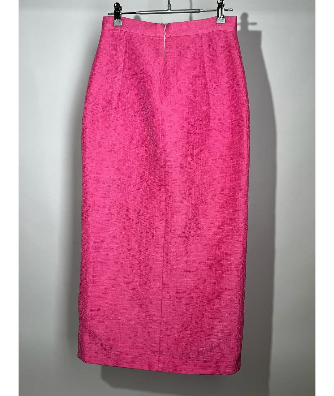 TATA NAKA Розовая юбка миди, фото 2