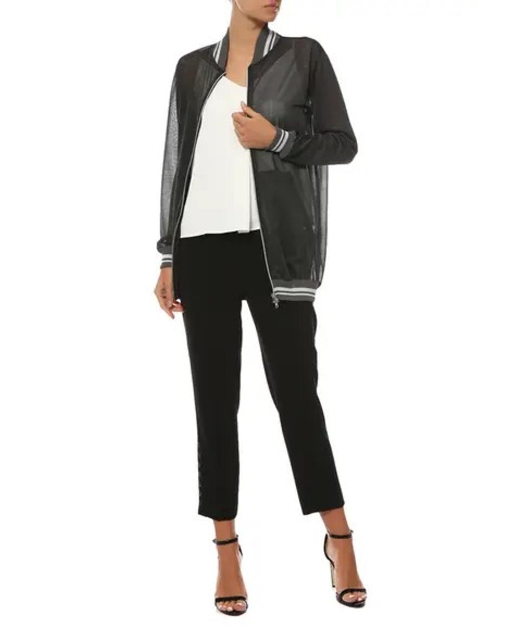 PANICALE Серый шелковый кардиган, фото 2