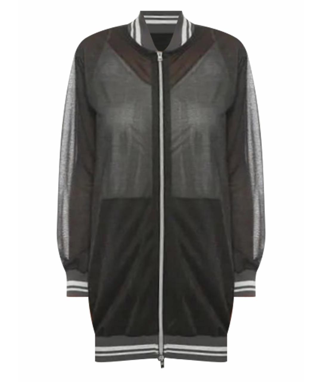 PANICALE Серый шелковый кардиган, фото 1