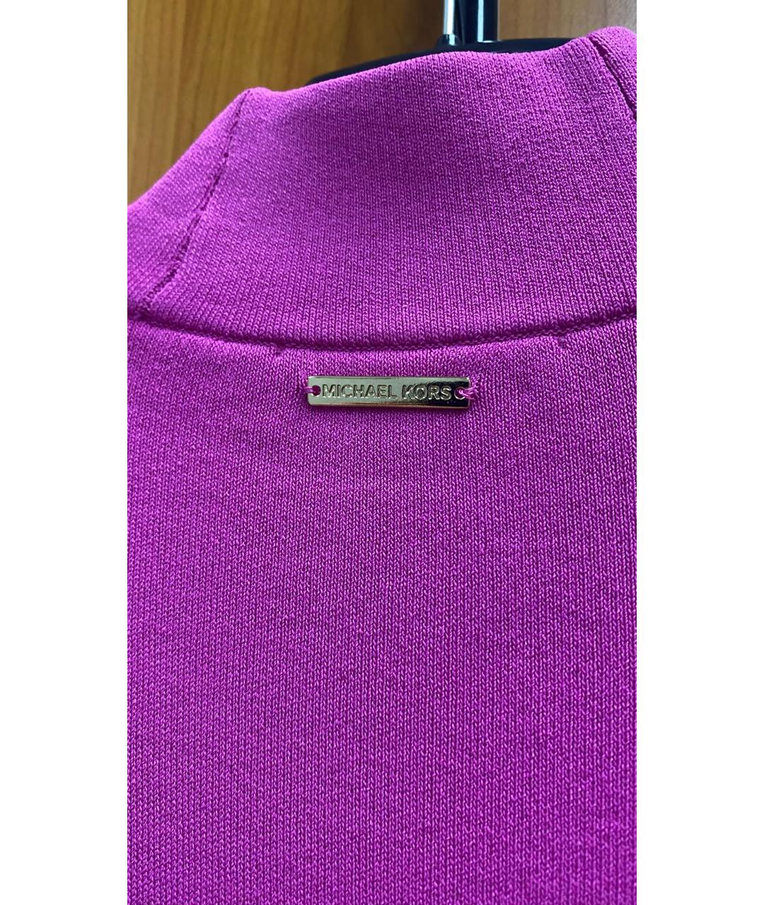 MICHAEL MICHAEL KORS Розовое коктейльное платье, фото 4