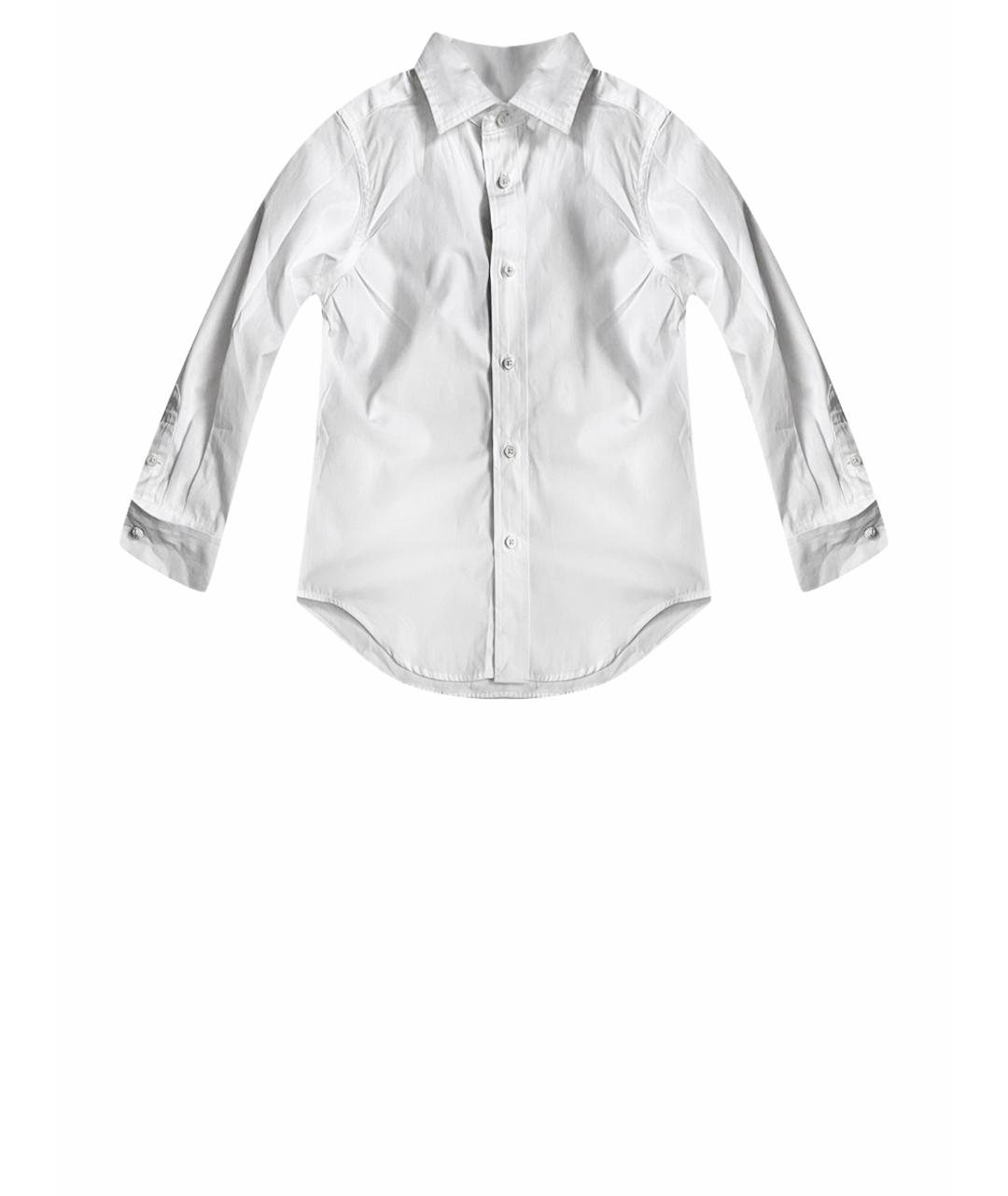 POLO RALPH LAUREN Белая хлопковая детская рубашка, фото 1