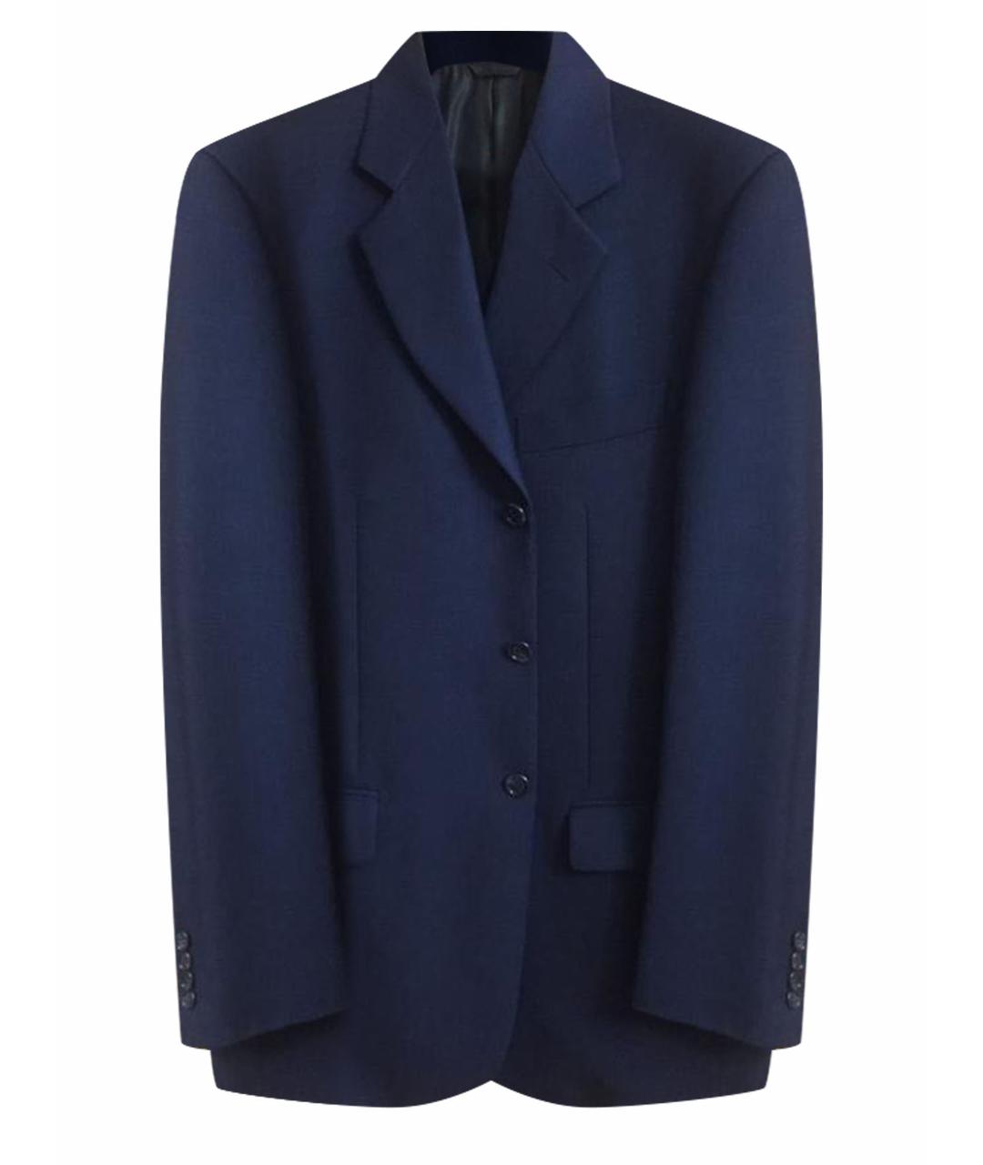 PIERRE CARDIN Темно-синий полиэстеровый пиджак, фото 1