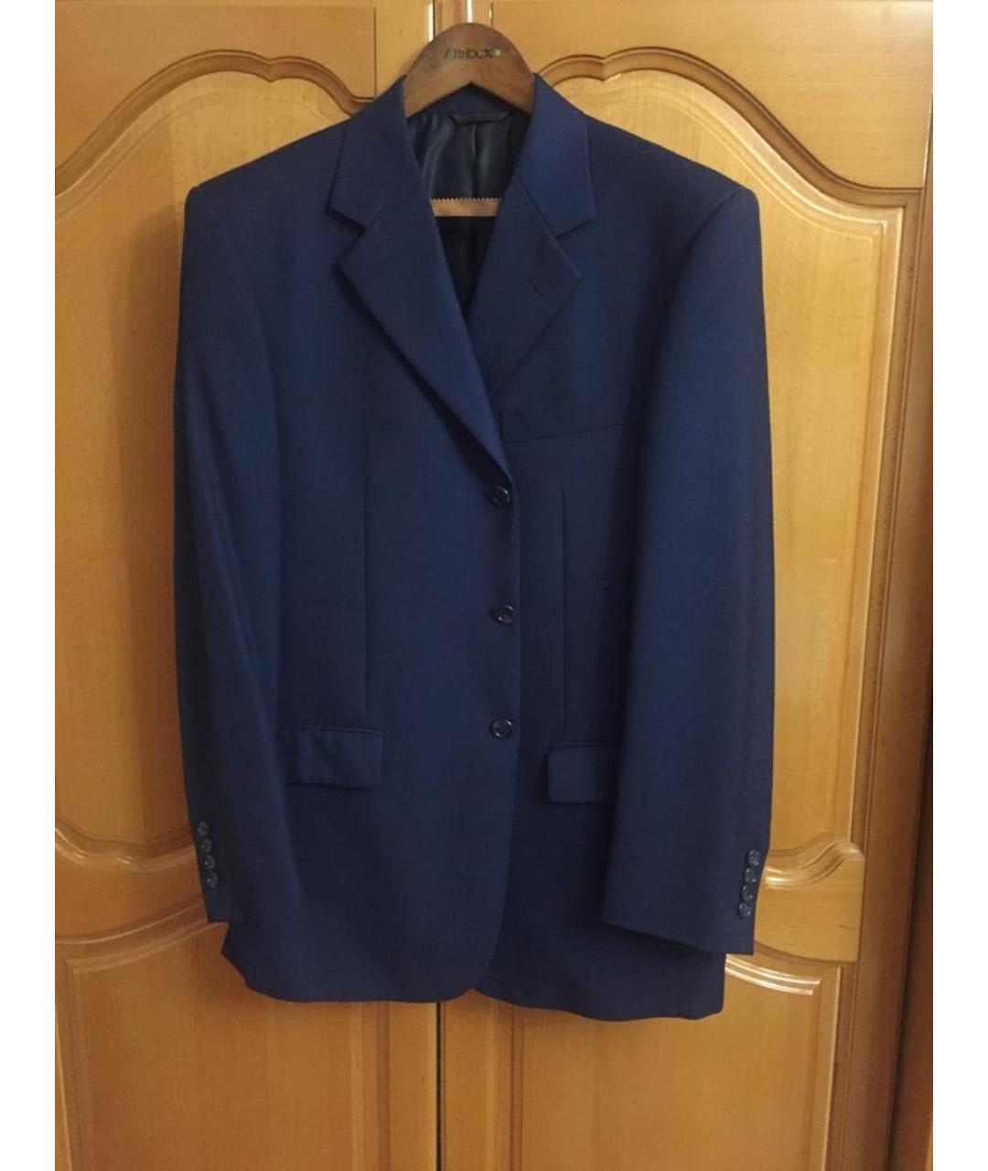 PIERRE CARDIN Темно-синий полиэстеровый пиджак, фото 5
