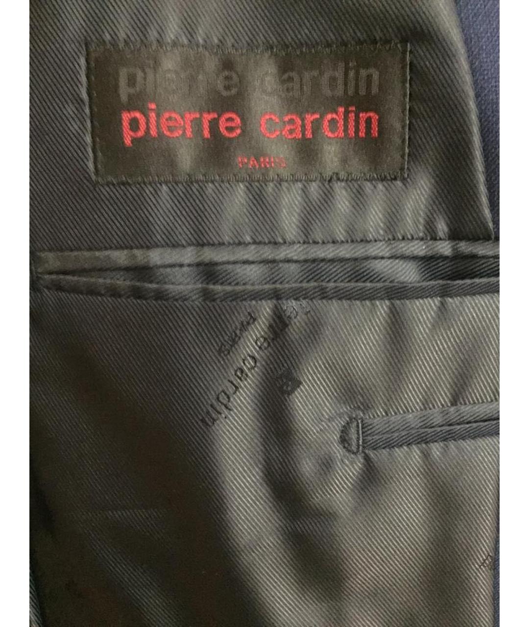 PIERRE CARDIN Темно-синий полиэстеровый пиджак, фото 3