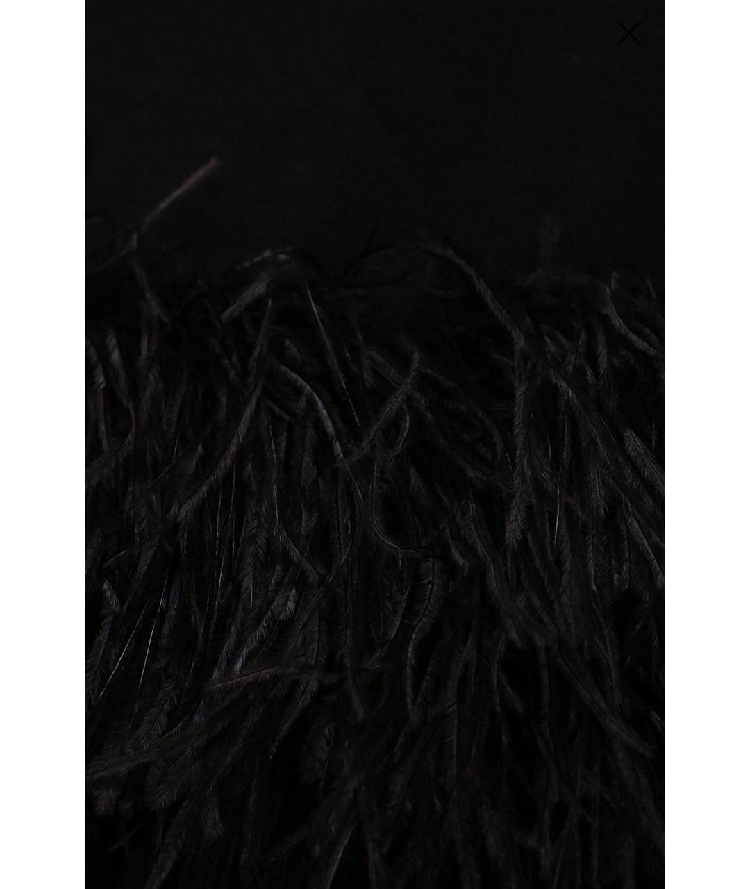 SAINT LAURENT Черное кашемировое коктейльное платье, фото 3