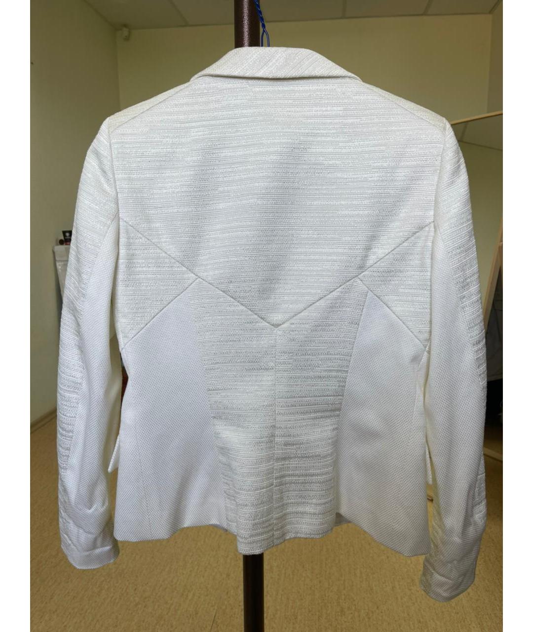 VERSACE COLLECTION Белый хлопковый жакет/пиджак, фото 2
