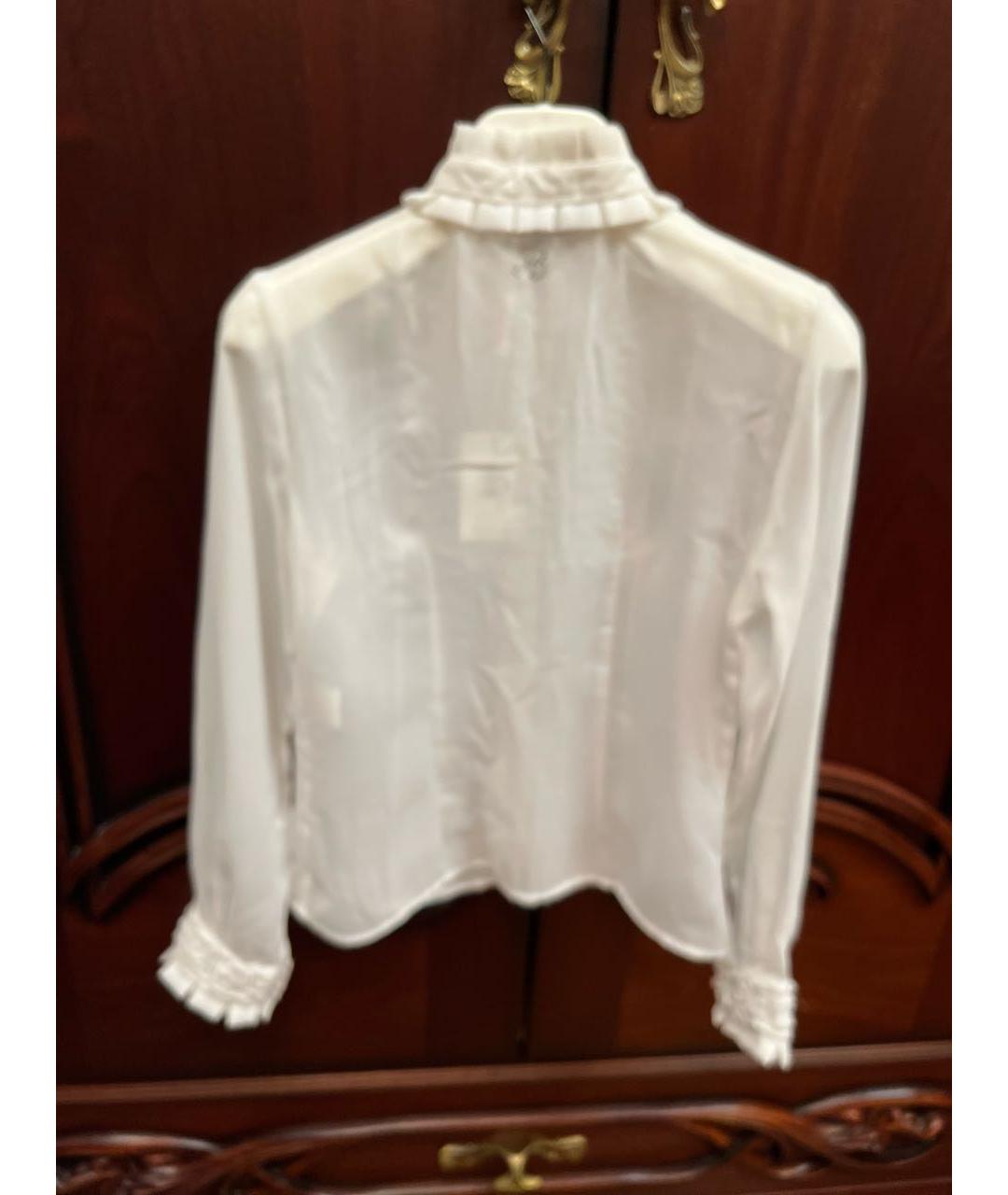 MISS BLUMARINE Белая полиэстеровая рубашка/блузка, фото 2