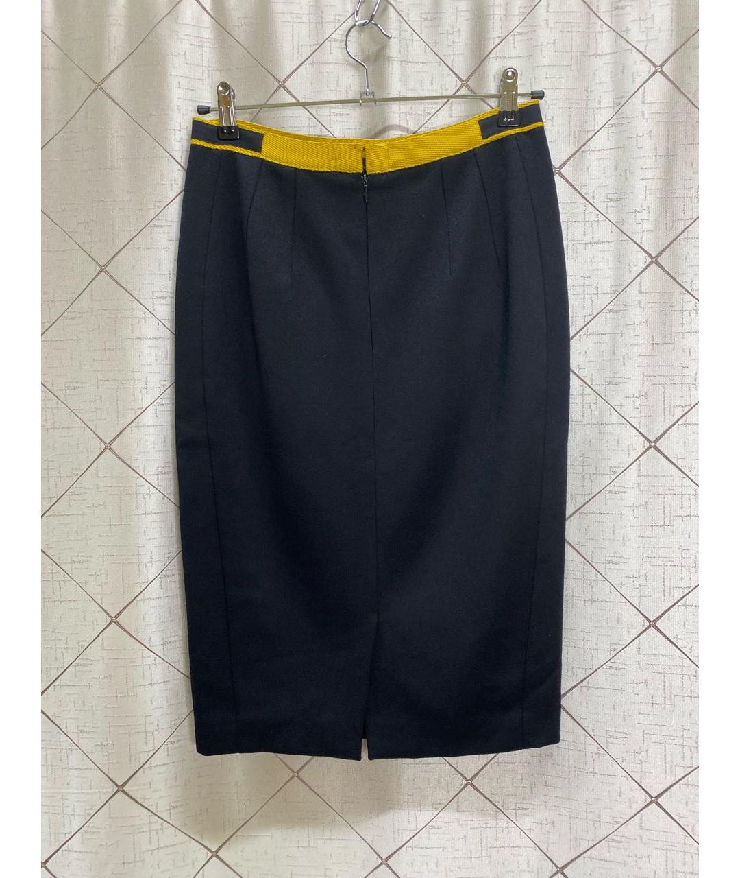 DOROTHEE SCHUMACHER Черная шерстяная юбка миди, фото 2