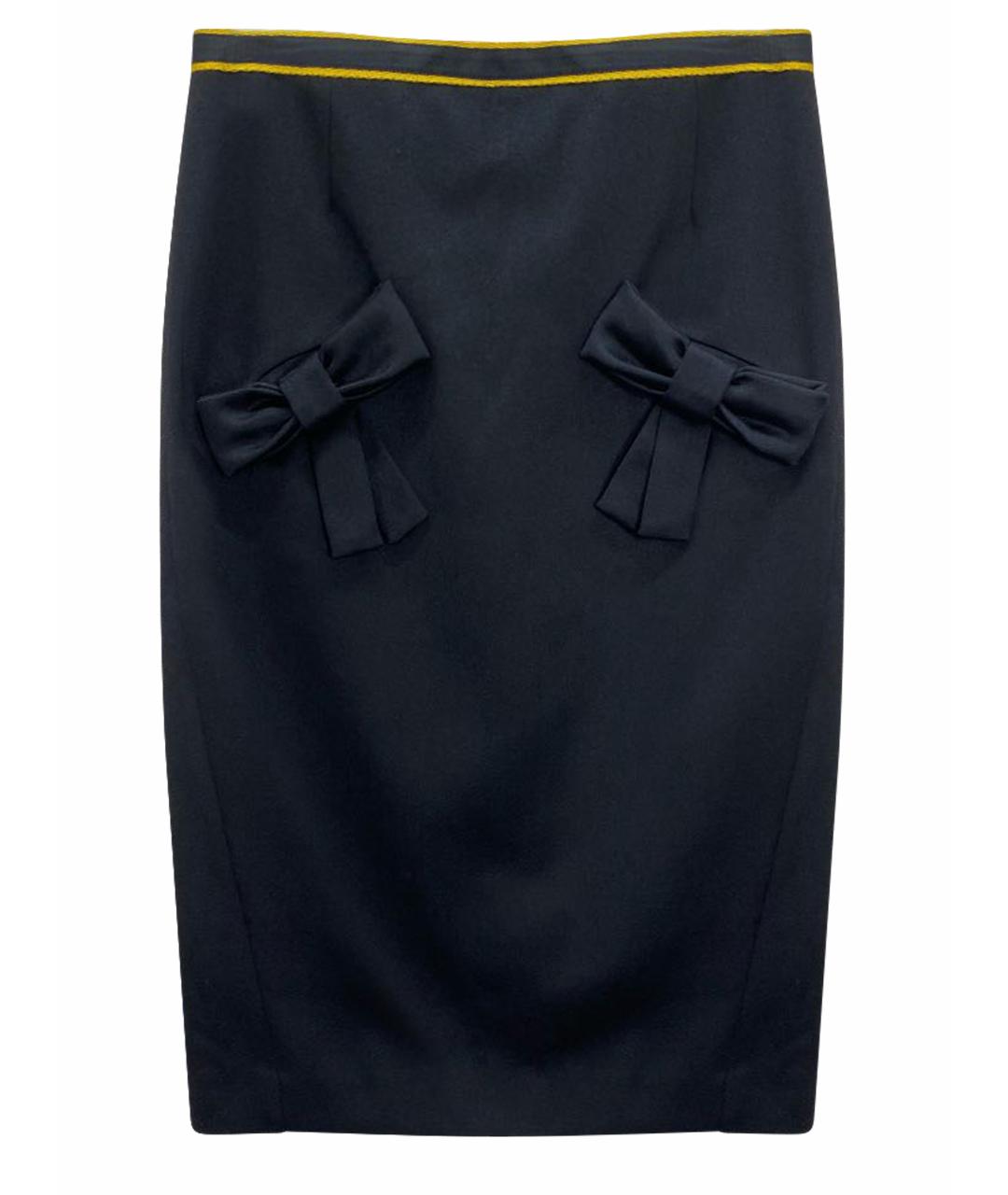 DOROTHEE SCHUMACHER Черная шерстяная юбка миди, фото 1