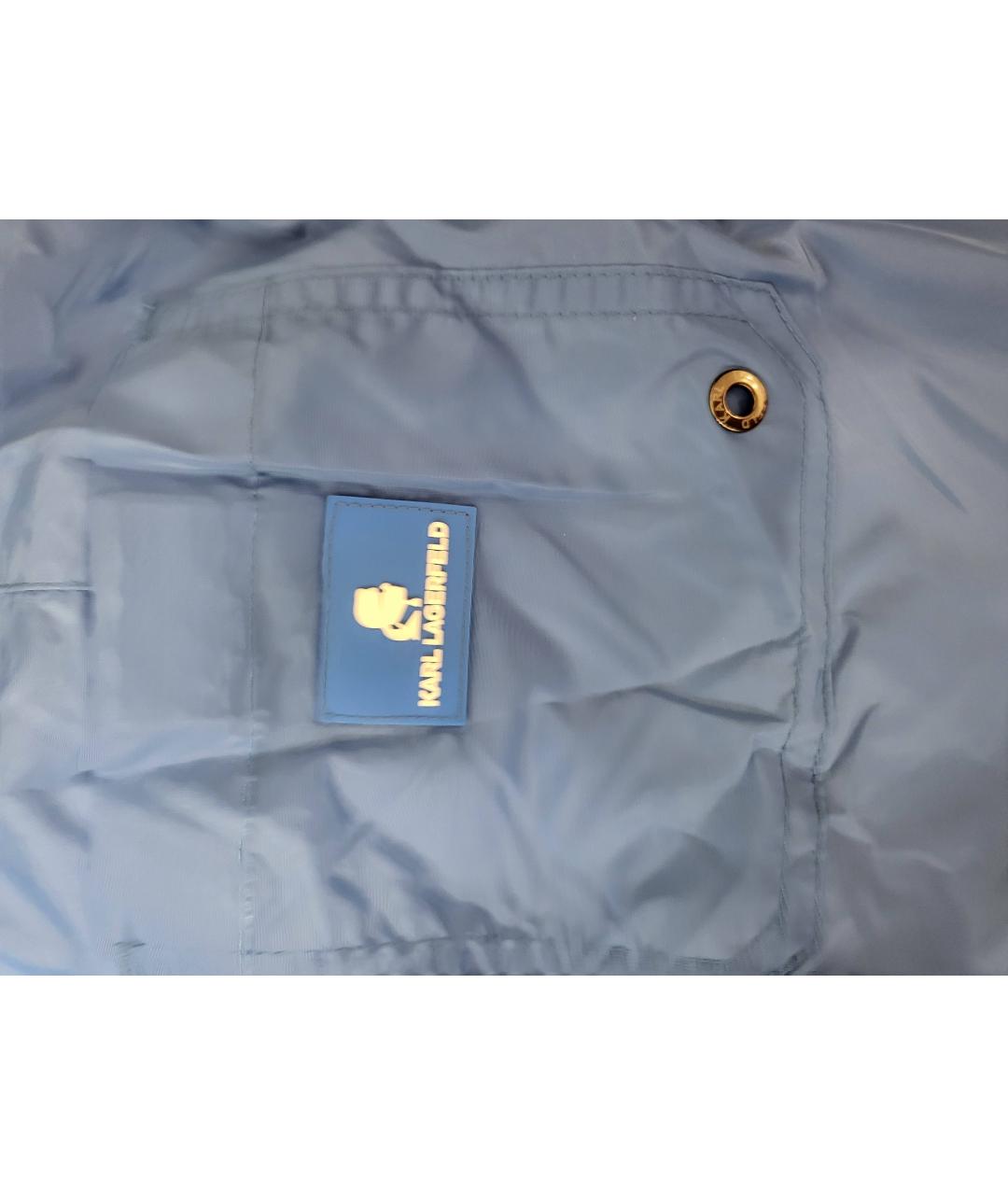 KARL LAGERFELD Голубые шорты, фото 4