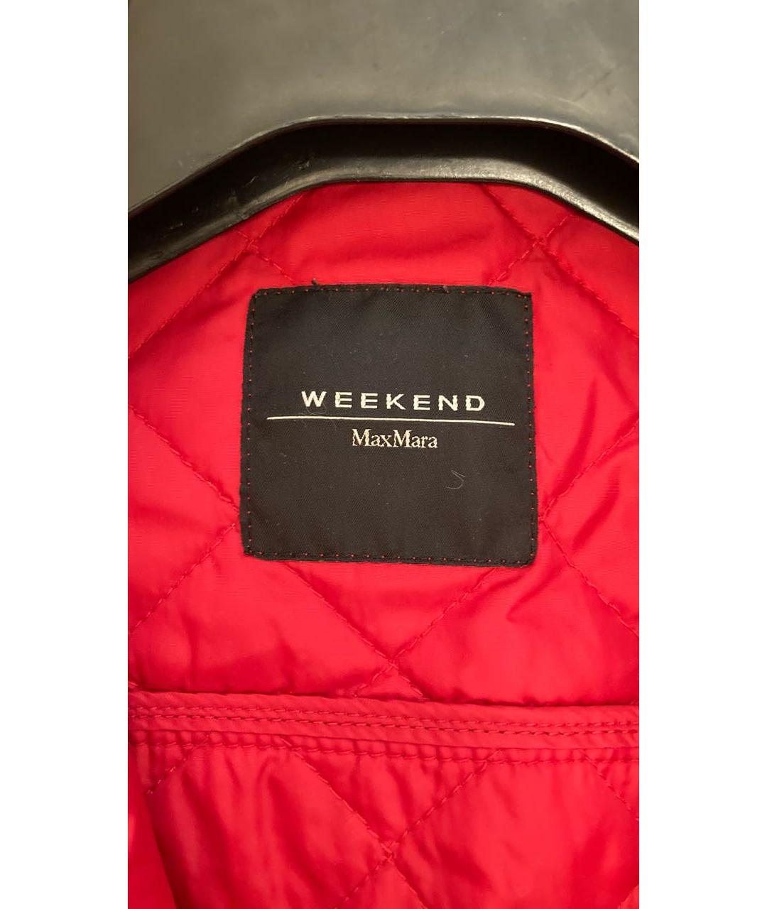 WEEKEND MAX MARA Красная полиамидовая куртка, фото 3