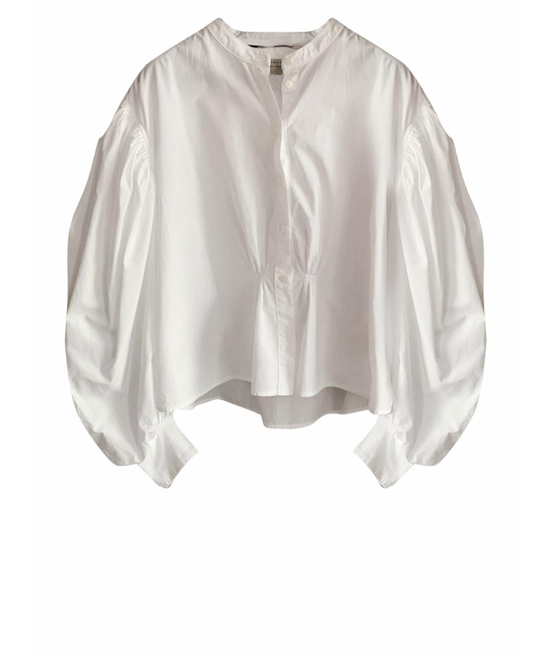 BURBERRY Белая хлопковая блузы, фото 1