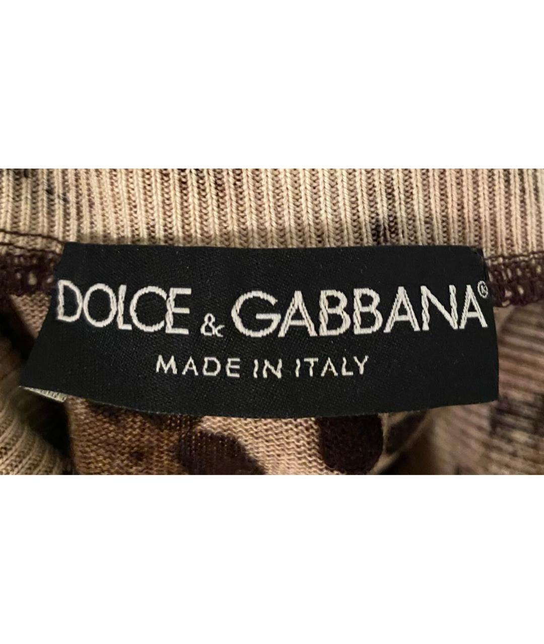 DOLCE&GABBANA Мульти повседневное платье, фото 3