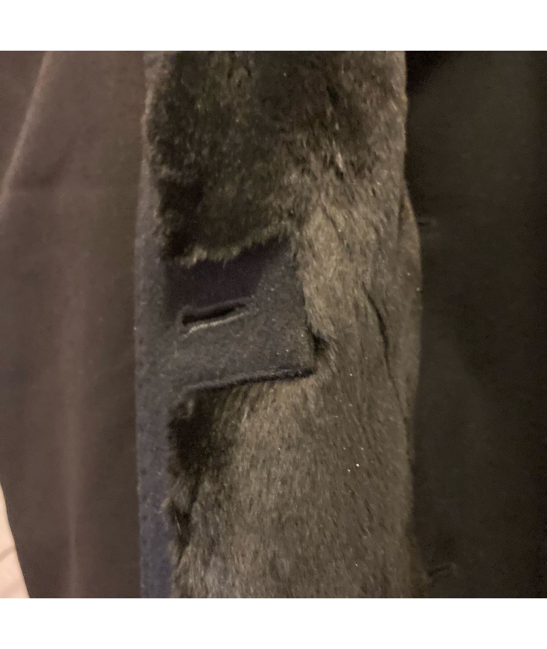 KITON Черное меховое пальто, фото 6