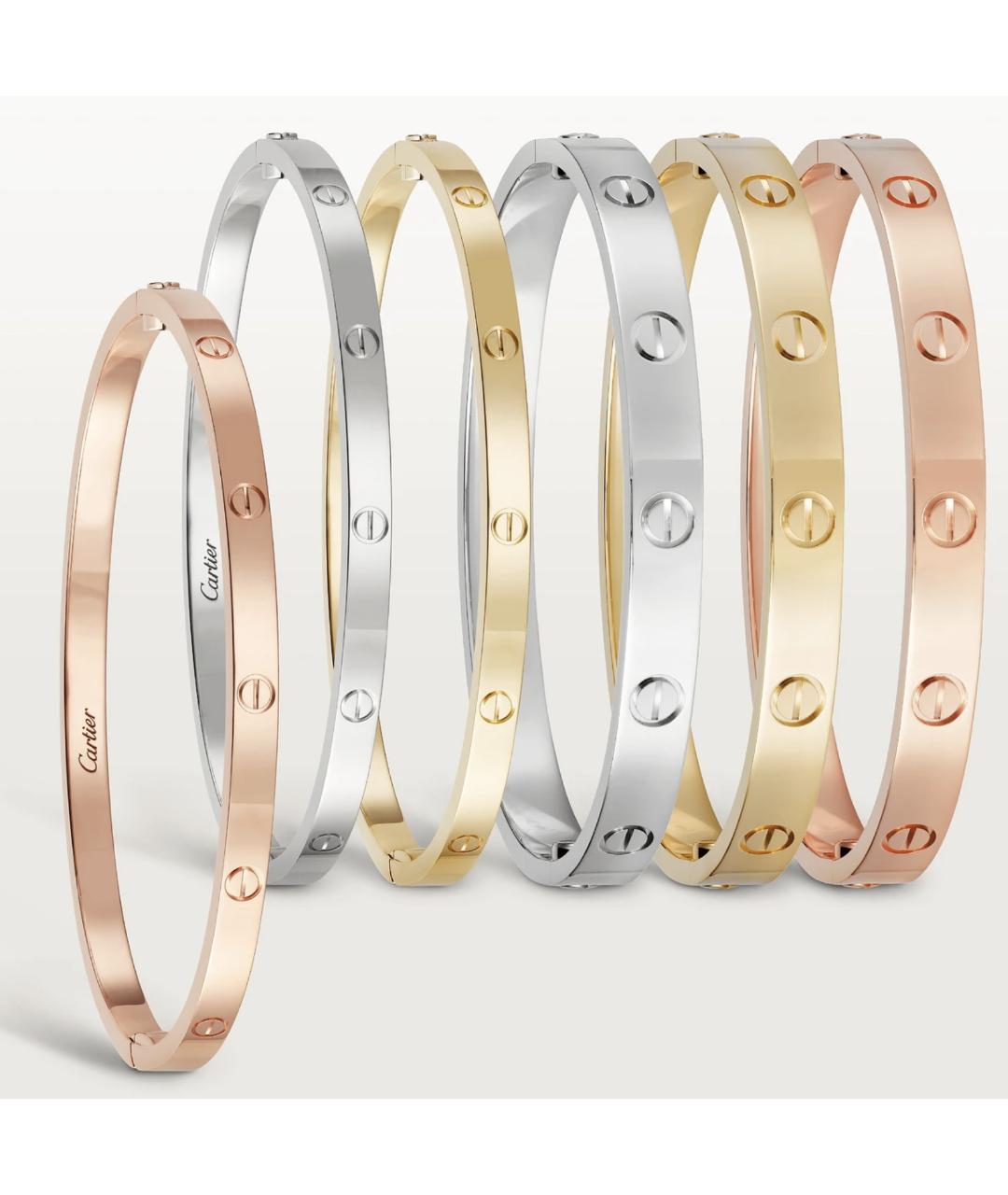 CARTIER Золотой браслет из розового золота, фото 7