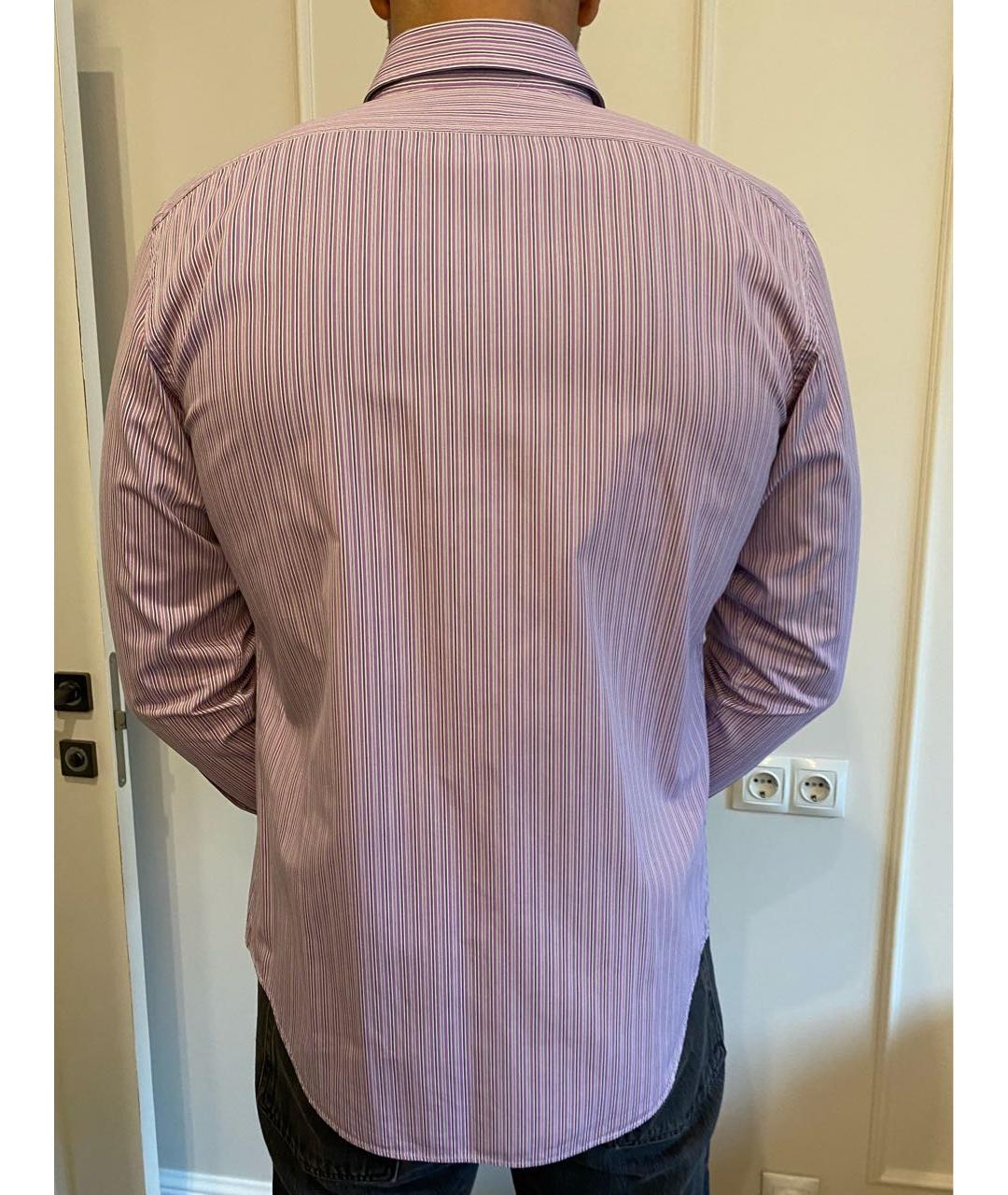 RALPH LAUREN Фиолетовая хлопковая классическая рубашка, фото 2