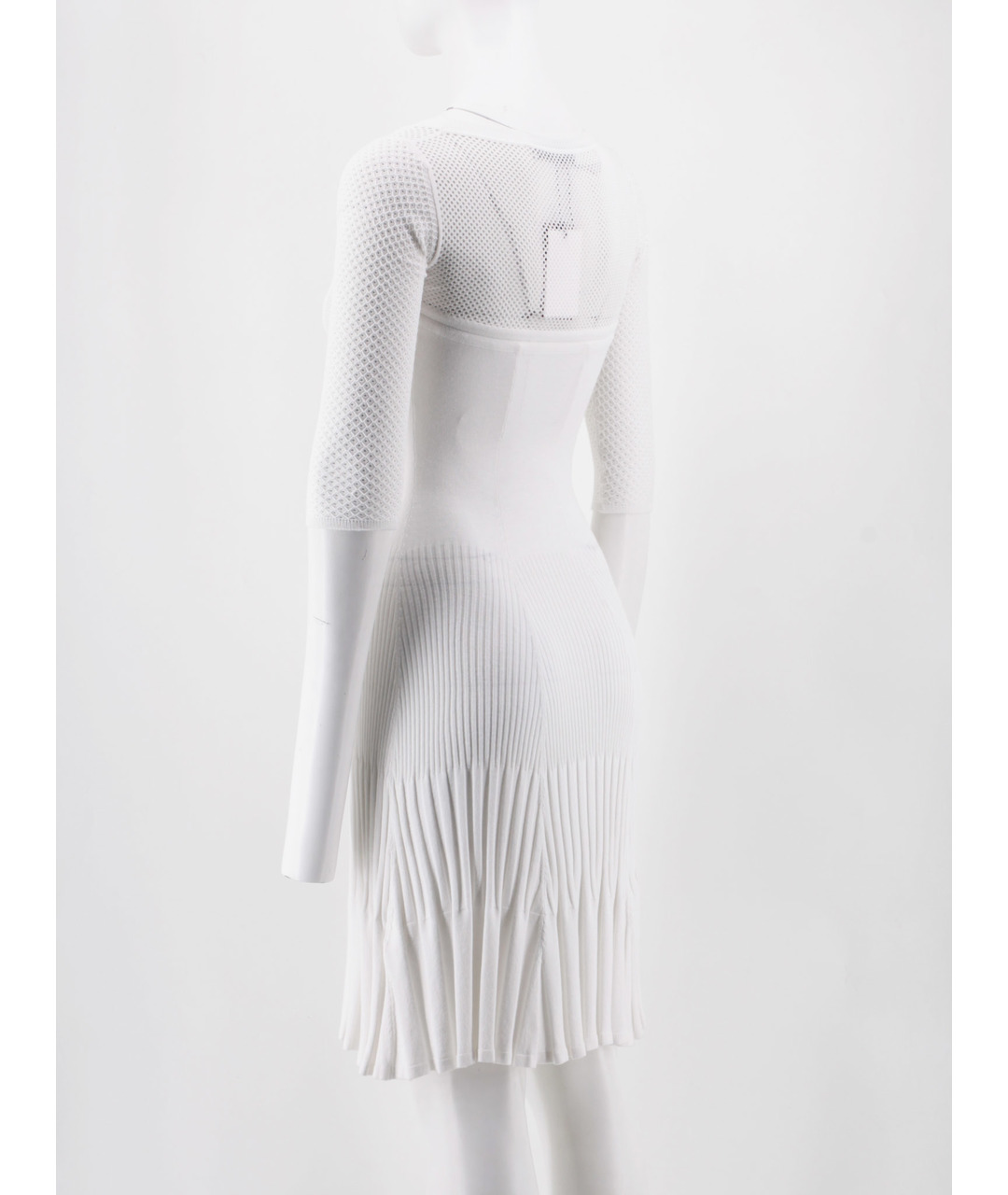 ZUHAIR MURAD Белое шерстяное повседневное платье, фото 3