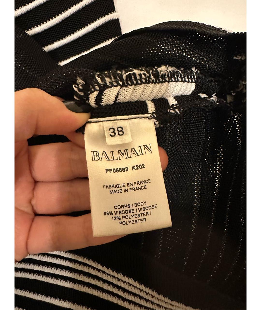 BALMAIN Черное платье, фото 6