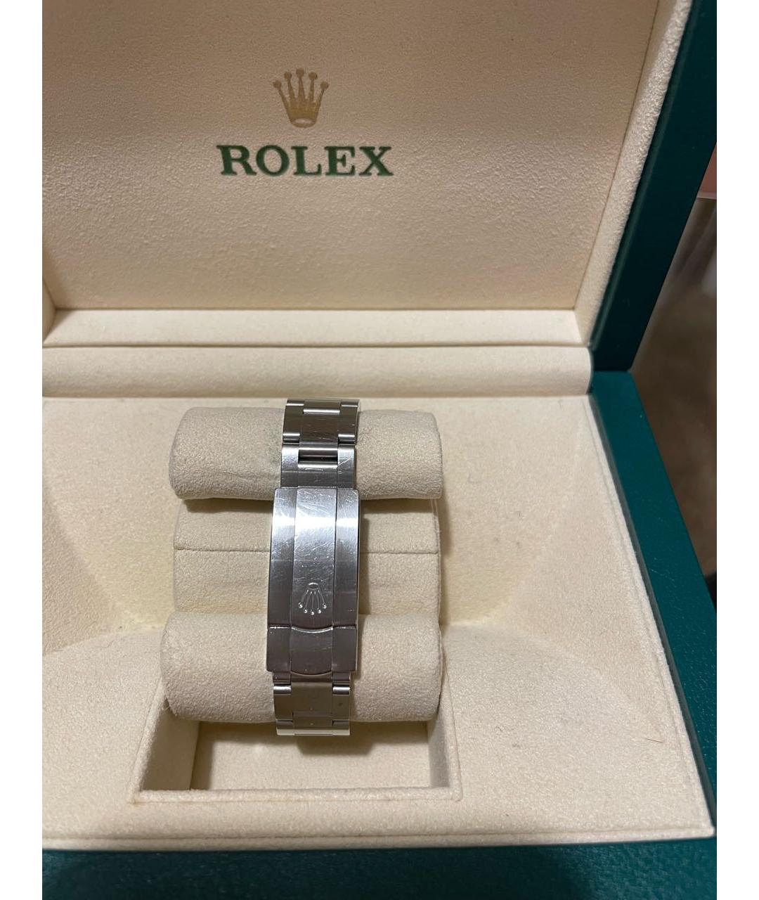 ROLEX Синие часы из белого золота, фото 3