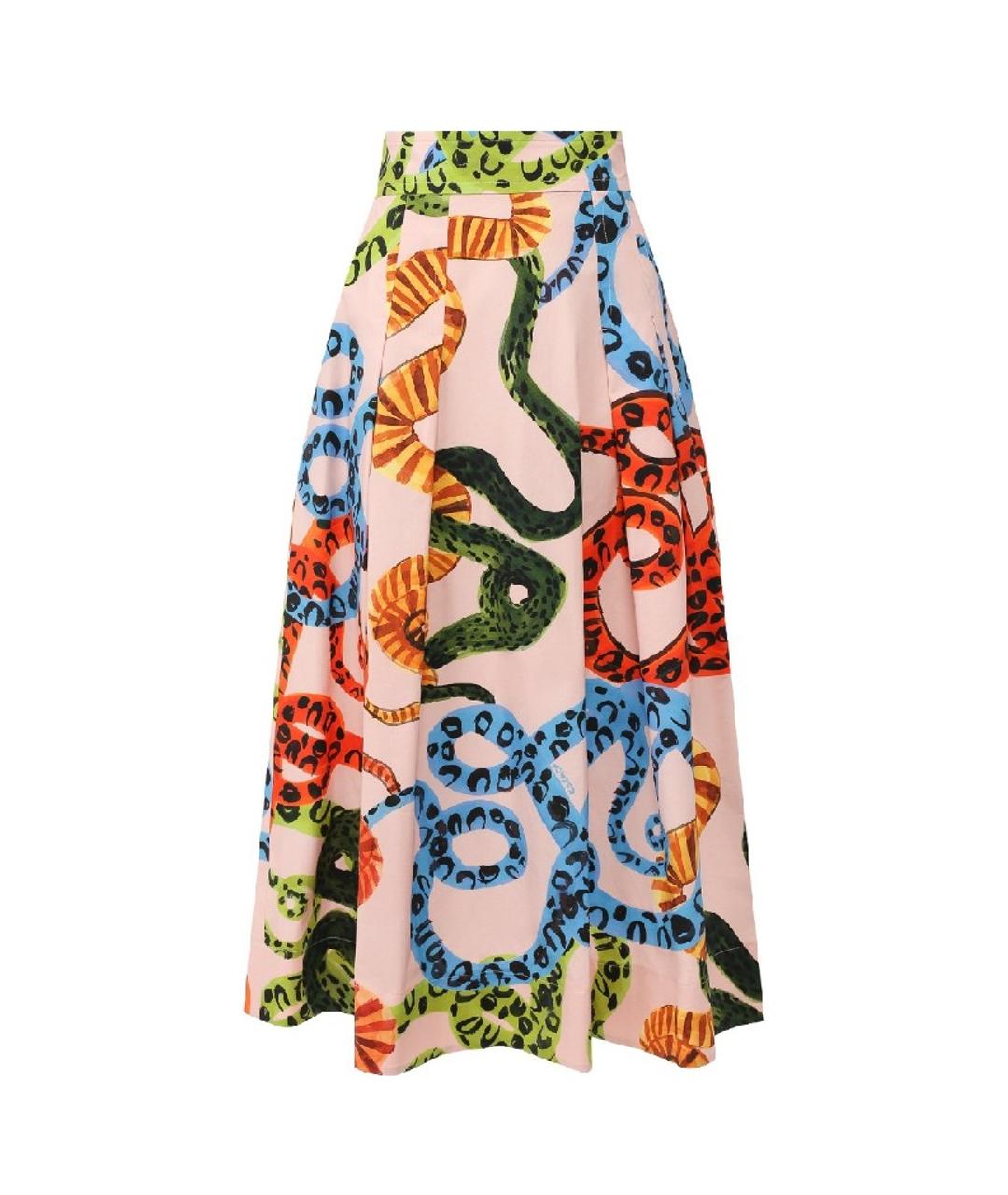 ESCADA Мульти хлопко-эластановая юбка макси, фото 1