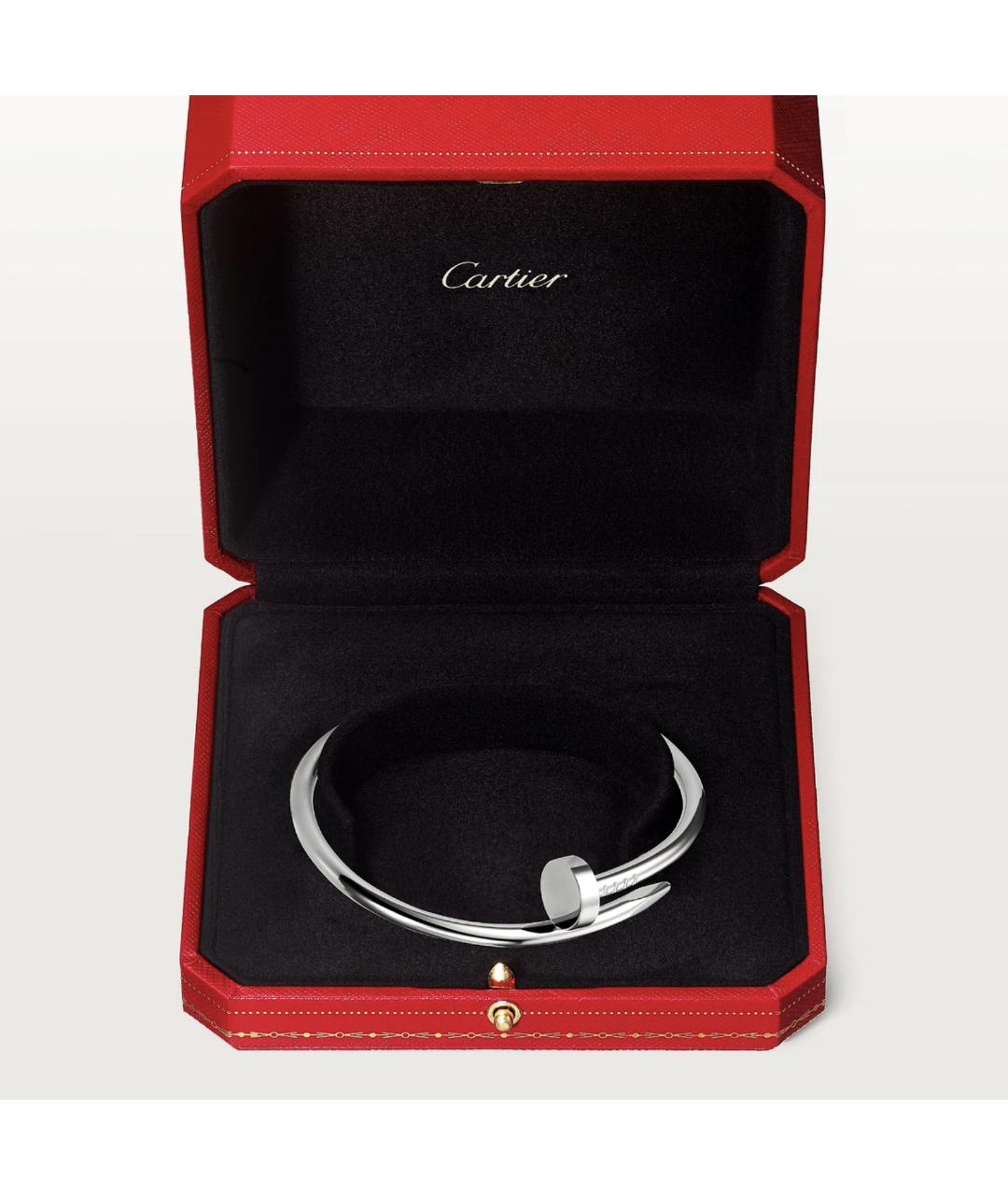 CARTIER Белый браслет из белого золота, фото 9