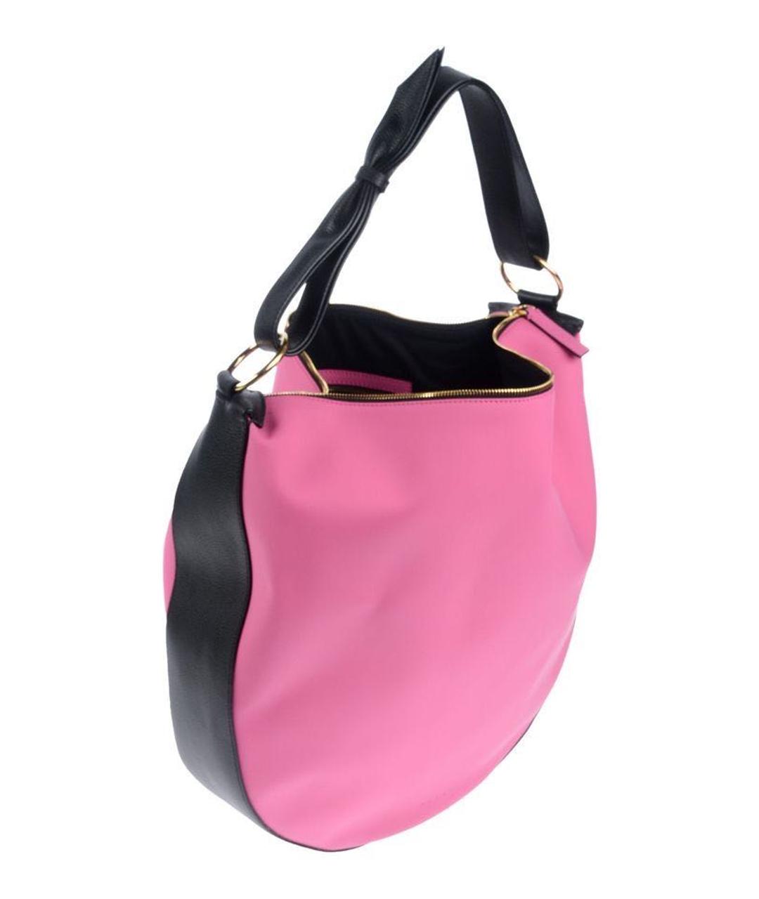 MARNI Розовая кожаная сумка через плечо, фото 2