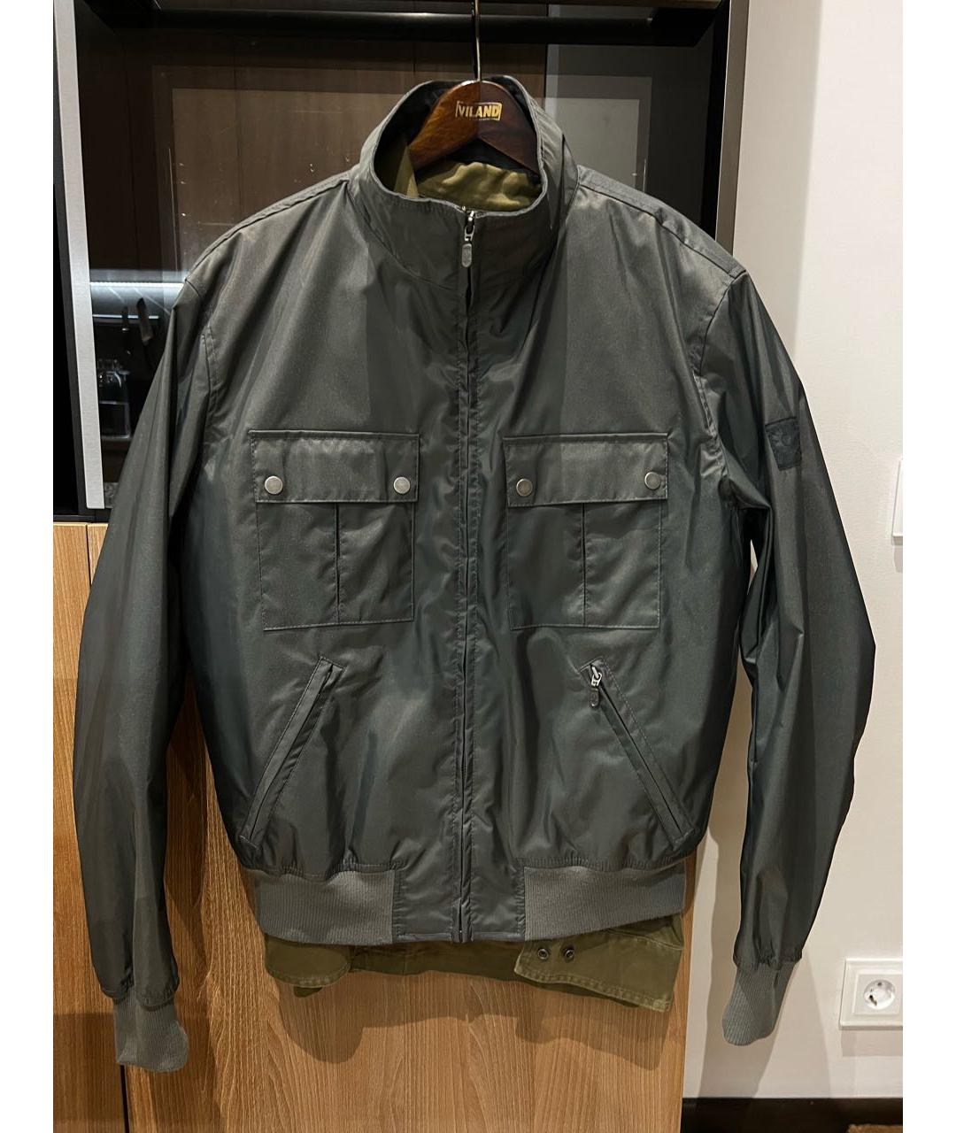 BELSTAFF Серая полиамидовая куртка, фото 9
