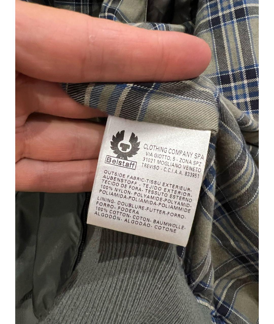 BELSTAFF Серая полиамидовая куртка, фото 5