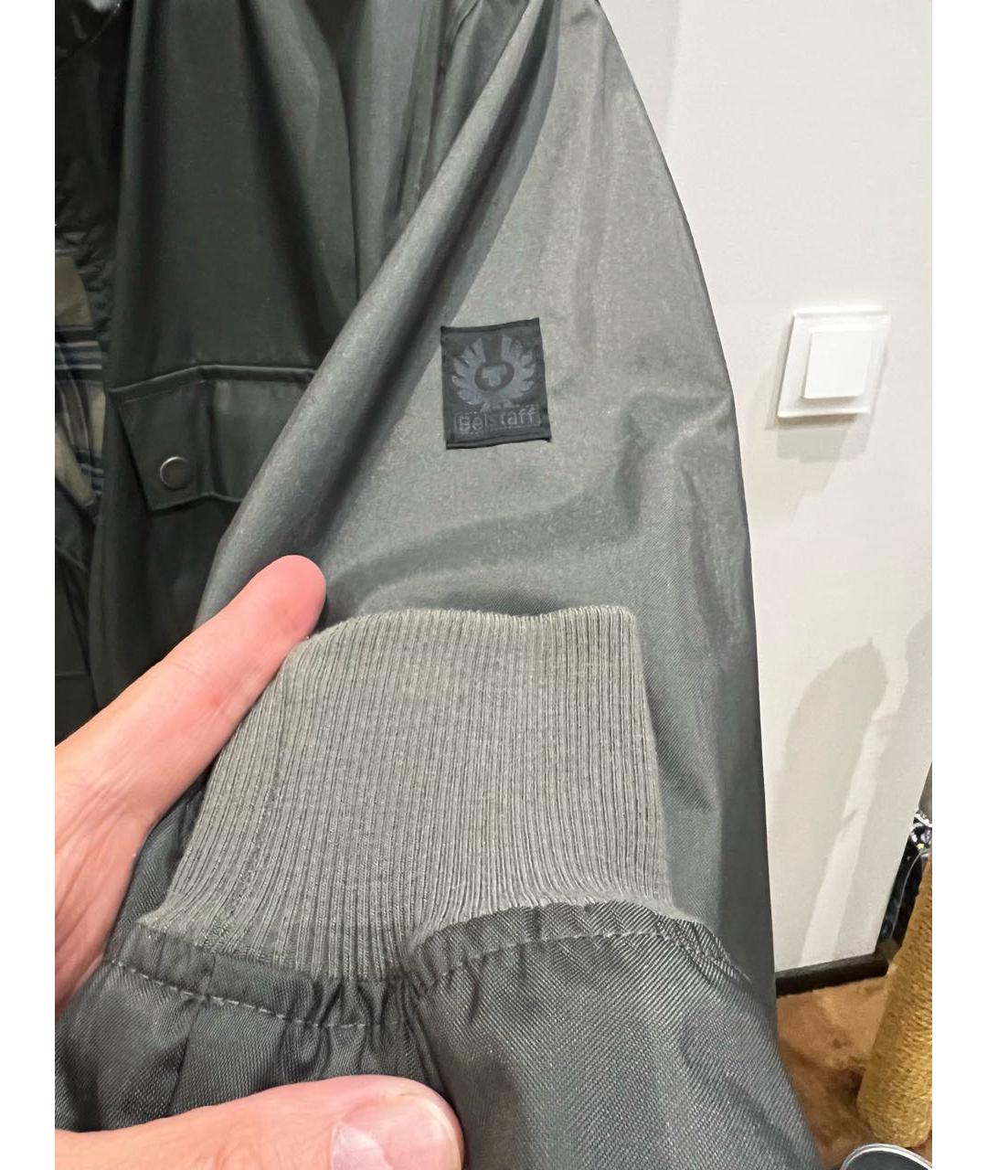 BELSTAFF Серая полиамидовая куртка, фото 8