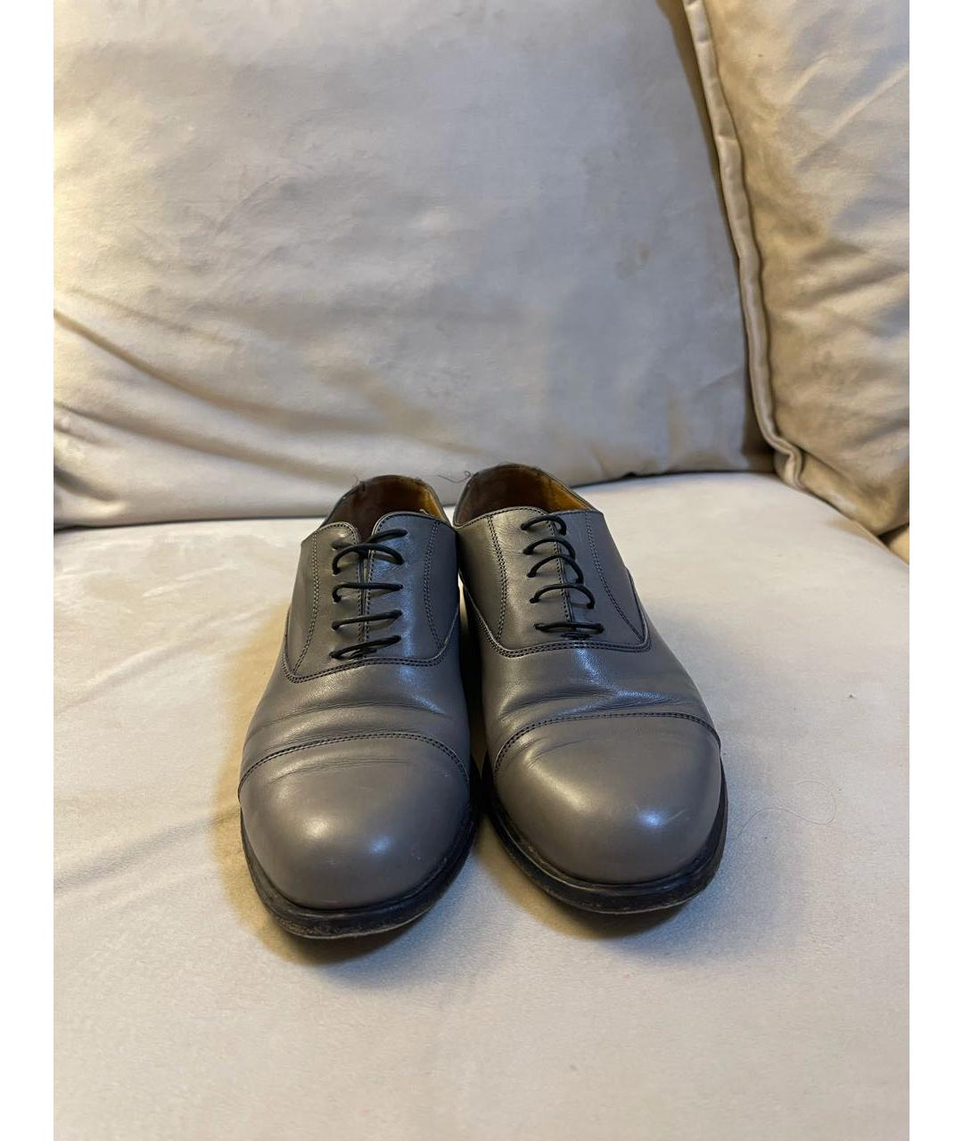 MORESCHI Серые кожаные ботинки, фото 2