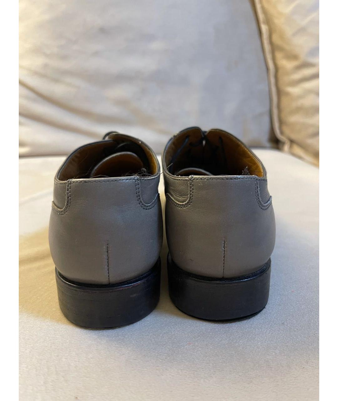 MORESCHI Серые кожаные ботинки, фото 4