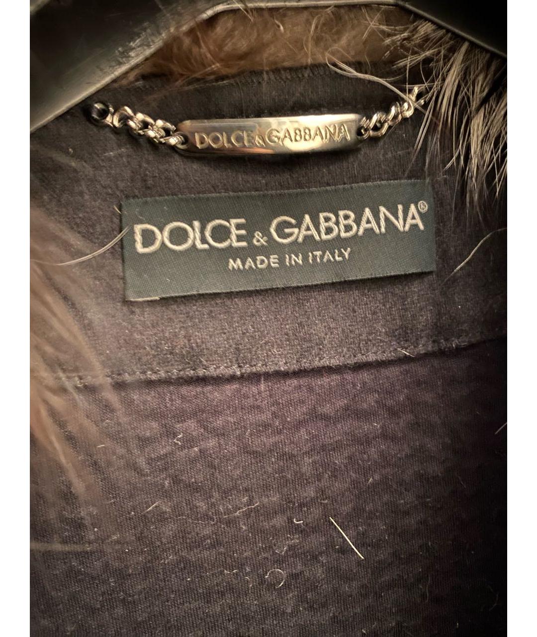 DOLCE&GABBANA Антрацитовое шерстяное пальто, фото 3