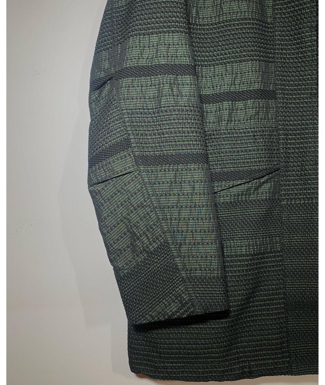 ISSEY MIYAKE Зеленый хлопковый жакет/пиджак, фото 5