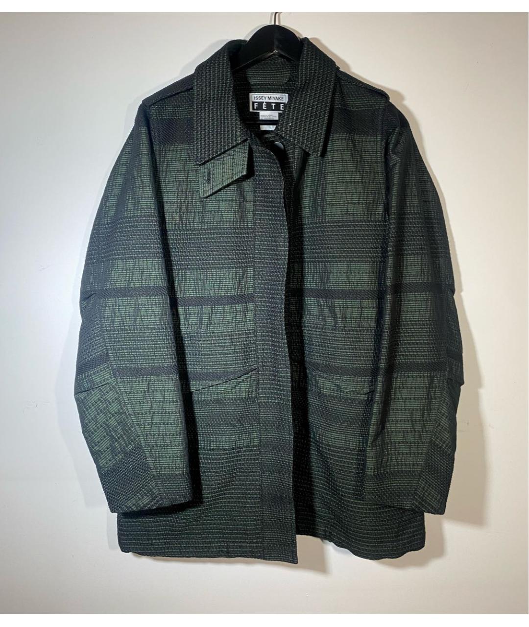 ISSEY MIYAKE Зеленый хлопковый жакет/пиджак, фото 6