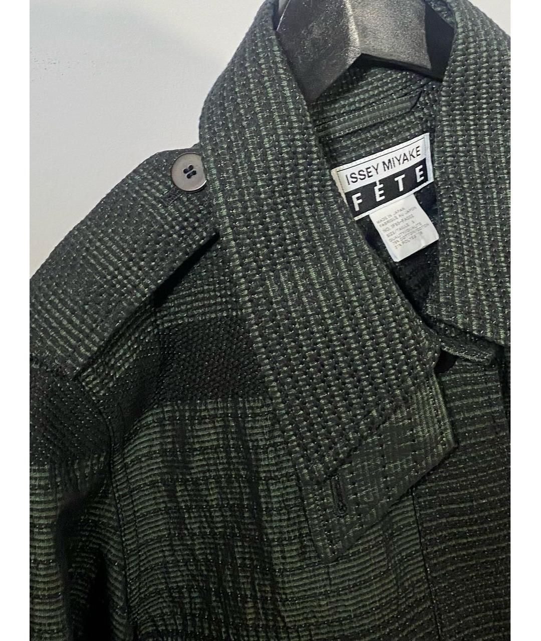 ISSEY MIYAKE Зеленый хлопковый жакет/пиджак, фото 3