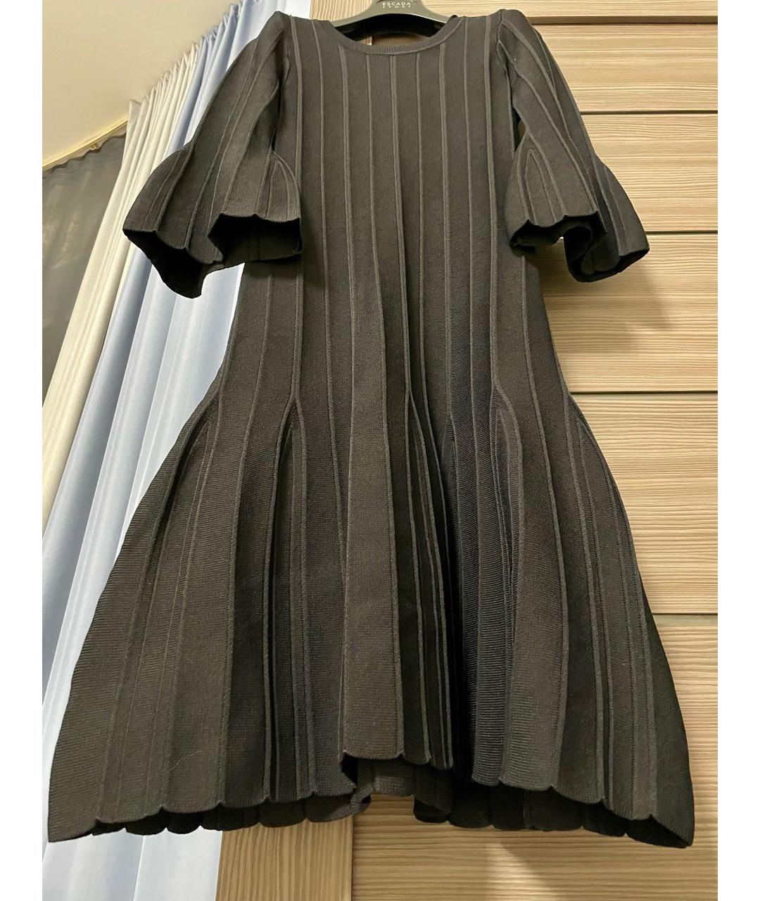 MICHAEL KORS Черное вискозное коктейльное платье, фото 5