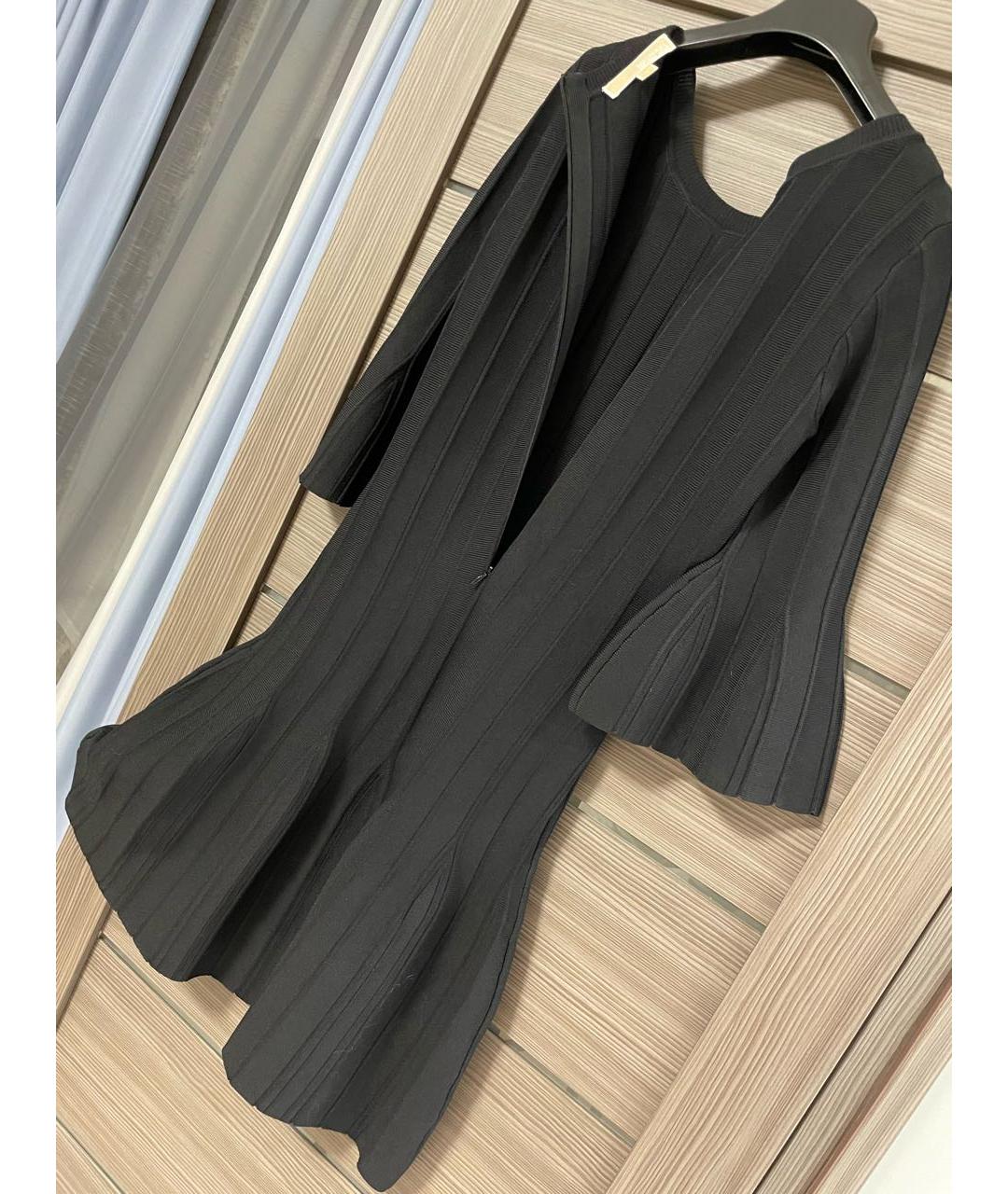 MICHAEL KORS Черное вискозное коктейльное платье, фото 2