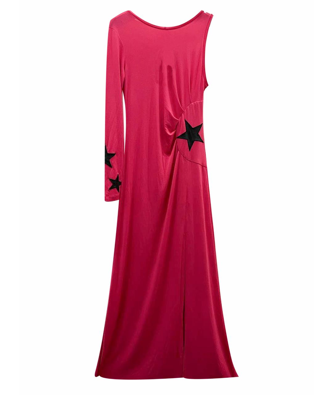 DENNY ROSE Фуксия полиэстеровое вечернее платье, фото 1