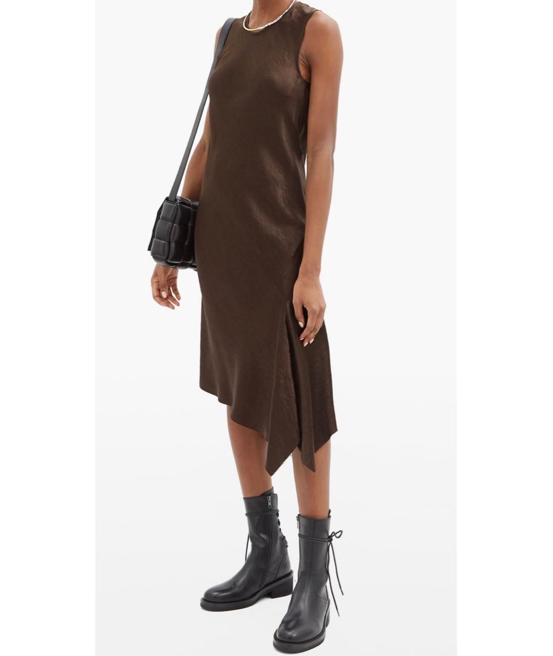ANN DEMEULEMEESTER Черные кожаные ботинки, фото 7