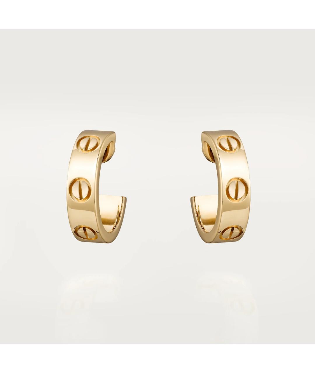 CARTIER Золотые серьги из желтого золота, фото 7