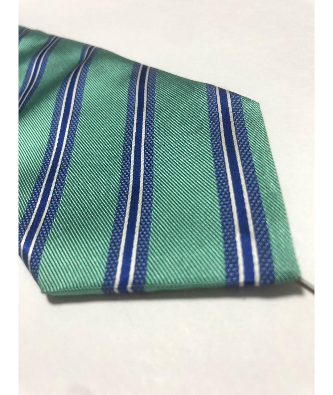PAL ZILERI Зеленый шелковый галстук, фото 4