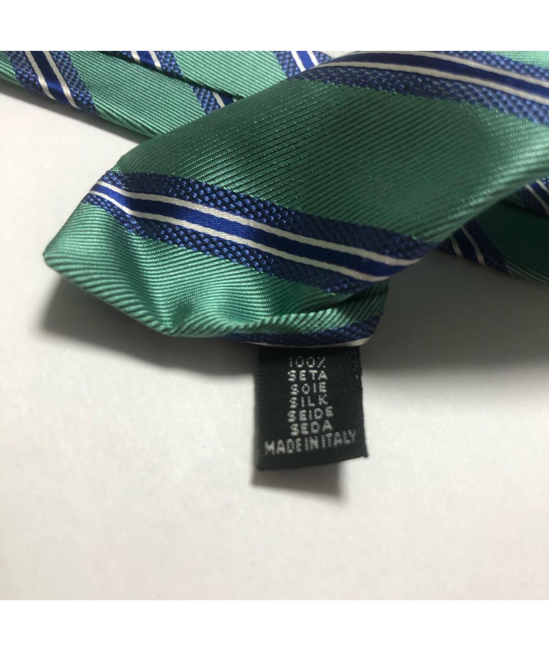 PAL ZILERI Зеленый шелковый галстук, фото 6