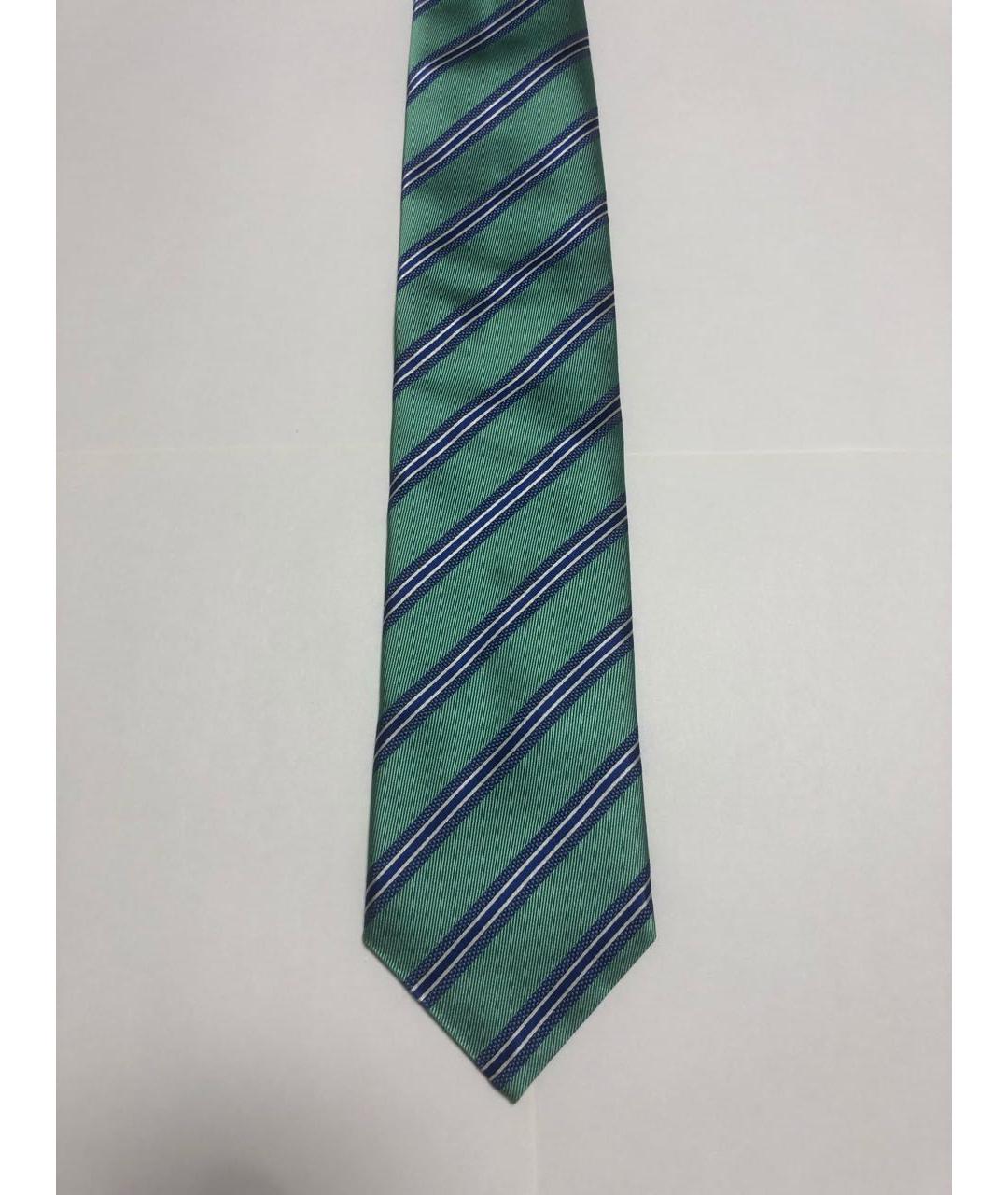 PAL ZILERI Зеленый шелковый галстук, фото 7