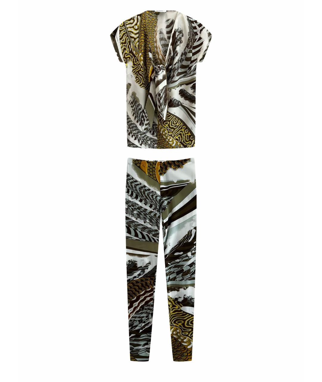 EMILIO PUCCI Бежевый полиамидовый костюм с брюками, фото 1