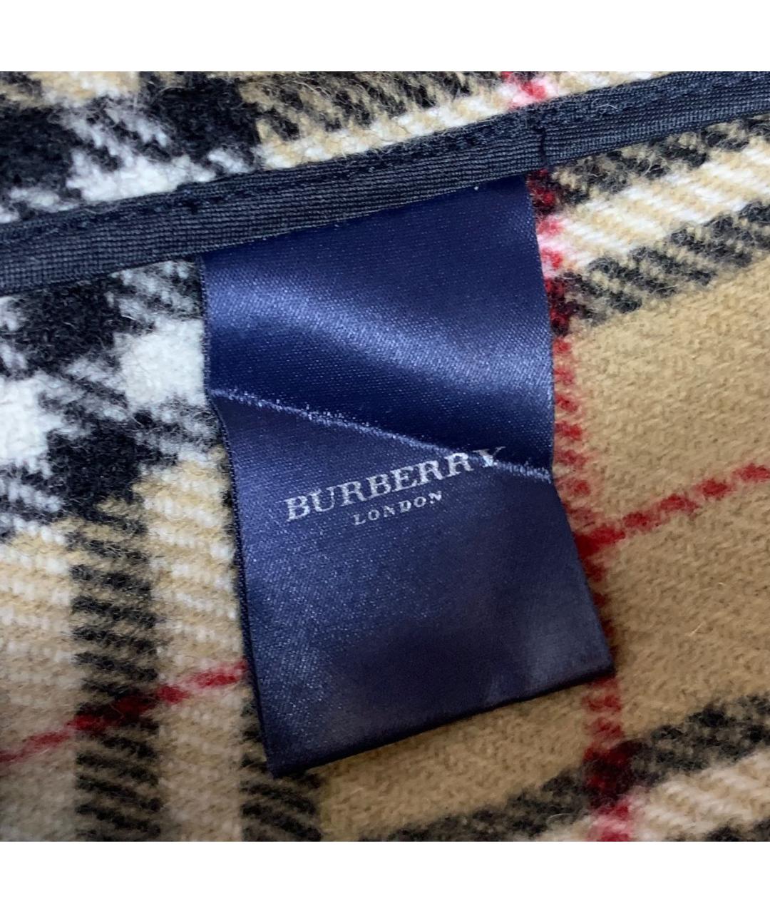 BURBERRY Темно-синее шерстяное пальто, фото 8