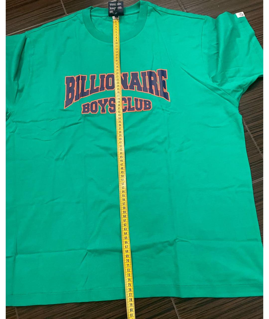 BILLIONAIRE BOYS CLUB Зеленая хлопковая футболка, фото 4